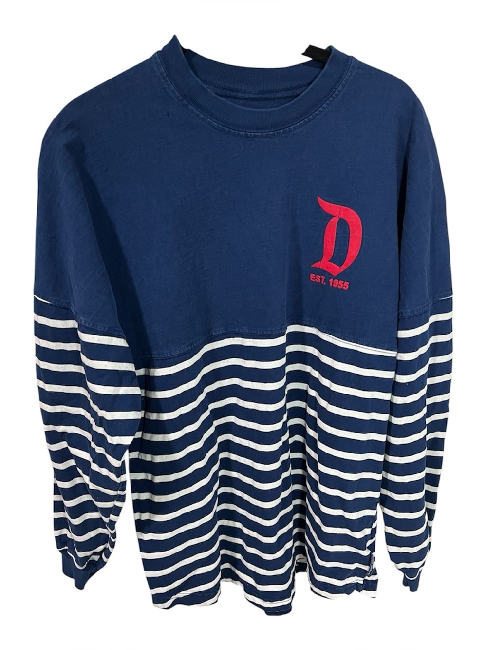 Disneyland Resort Spirit Jersey Patriotic Longsleeve Striped Flag Nautical Small